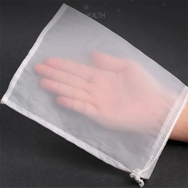 100 200 300 mesh white mesh bag Filter bag Food filter bag Soy milk and milk wine filtration Home kitchen storage bag 1pcs
100 200 300 mesh white mesh bag Filter bag Food filter bag Soy milk and milk wine filtration Home kitchen storage bag 1pcs
