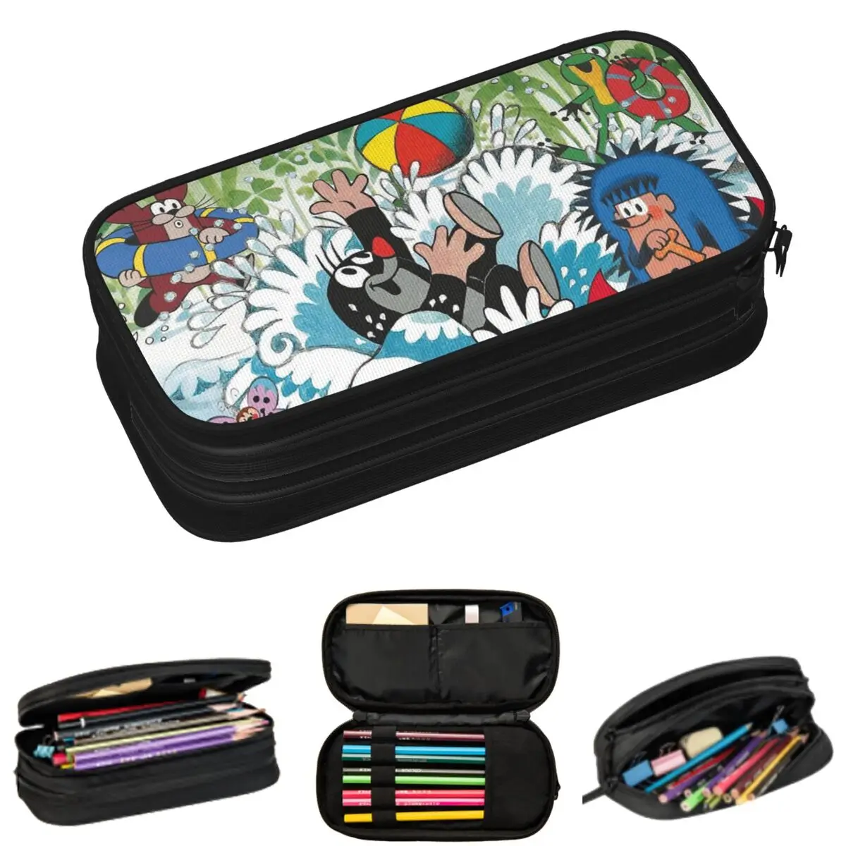 Cute Mole Krtek Cartoon Comic Pencil Cases for Students School Pen Box Pencil Bag Large Storage Pencil Pouch
Cute Mole Krtek Cartoon Comic Pencil Cases for Students School Pen Box Pencil Bag Large Storage Pencil Pouch