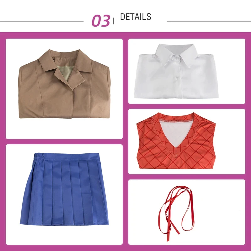 ✉2026 Women Anime Doki Literature Club Cosplay Costume School Uniform Skirt Set with Wig Yuri Natsuki Sayori Monika✉^&
✉2026 Women Anime Doki Literature Club Cosplay Costume School Uniform Skirt Set with Wig Yuri Natsuki Sayori Monika✉^&