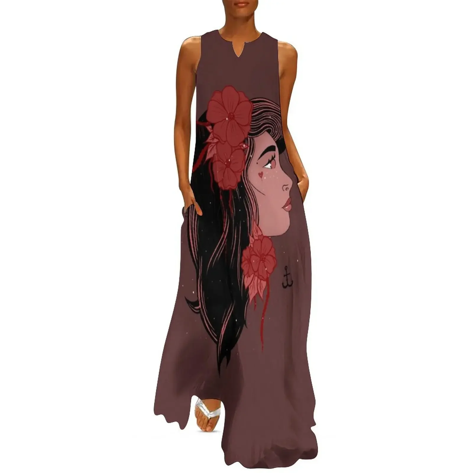 Tattoo-Style Woman Long Dress Dresses for wedding party Female dress women's elegant loose dresses Dress
Tattoo-Style Woman Long Dress Dresses for wedding party Female dress women's elegant loose dresses Dress