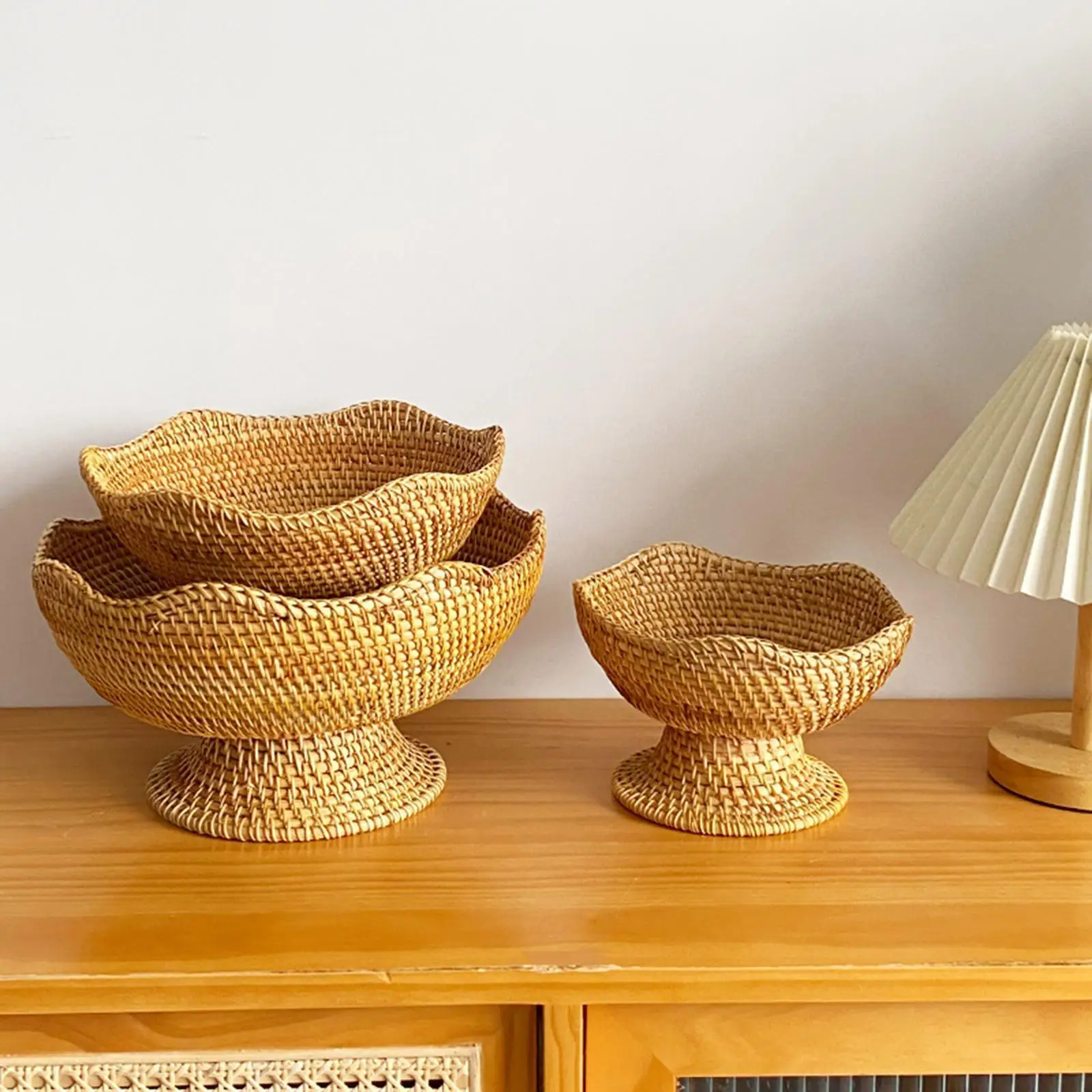Handmade Rattan Fruit Basket Fruit Tray Coffee Tea Holder Home Living Room
Handmade Rattan Fruit Basket Fruit Tray Coffee Tea Holder Home Living Room