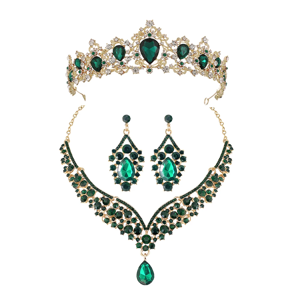Crown Headband Necklace Earrings Set Rhinestone Tiara Elegant Design Wedding Party Banquet Accessories Jewelry Collection Prom
Crown Headband Necklace Earrings Set Rhinestone Tiara Elegant Design Wedding Party Banquet Accessories Jewelry Collection Prom