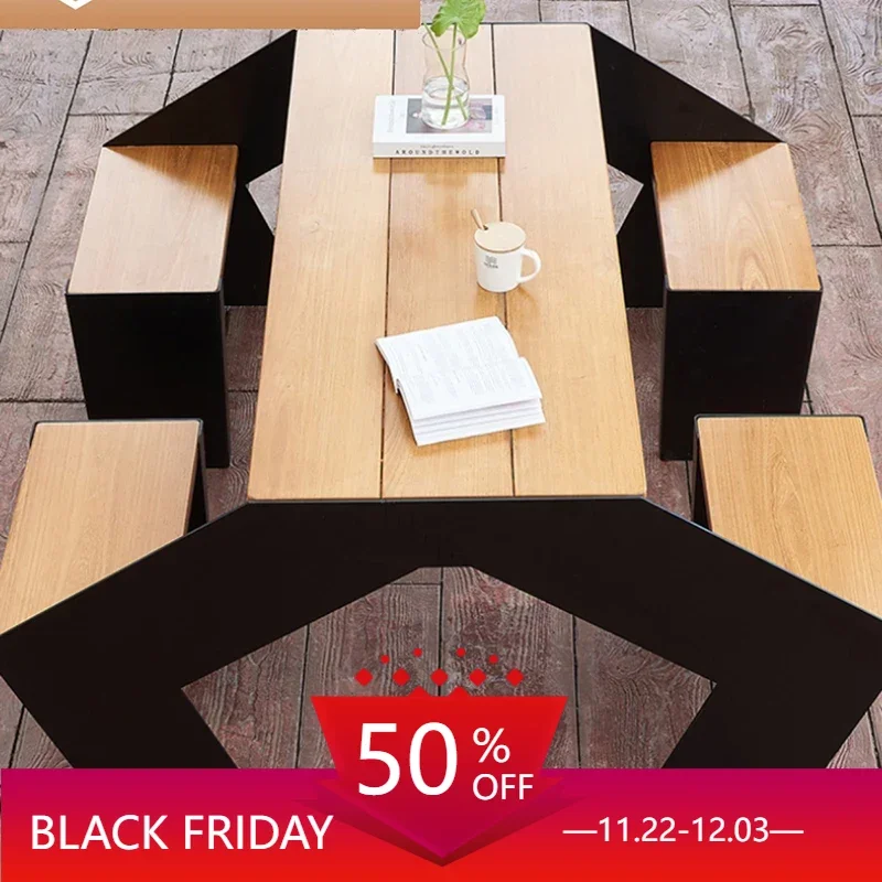 Outdoor Table and Chair Combination Courtyard Garden Long Table Set Restaurant Outdoor Stainless Steel Custom Furniture WKGC
Outdoor Table and Chair Combination Courtyard Garden Long Table Set Restaurant Outdoor Stainless Steel Custom Furniture WKGC