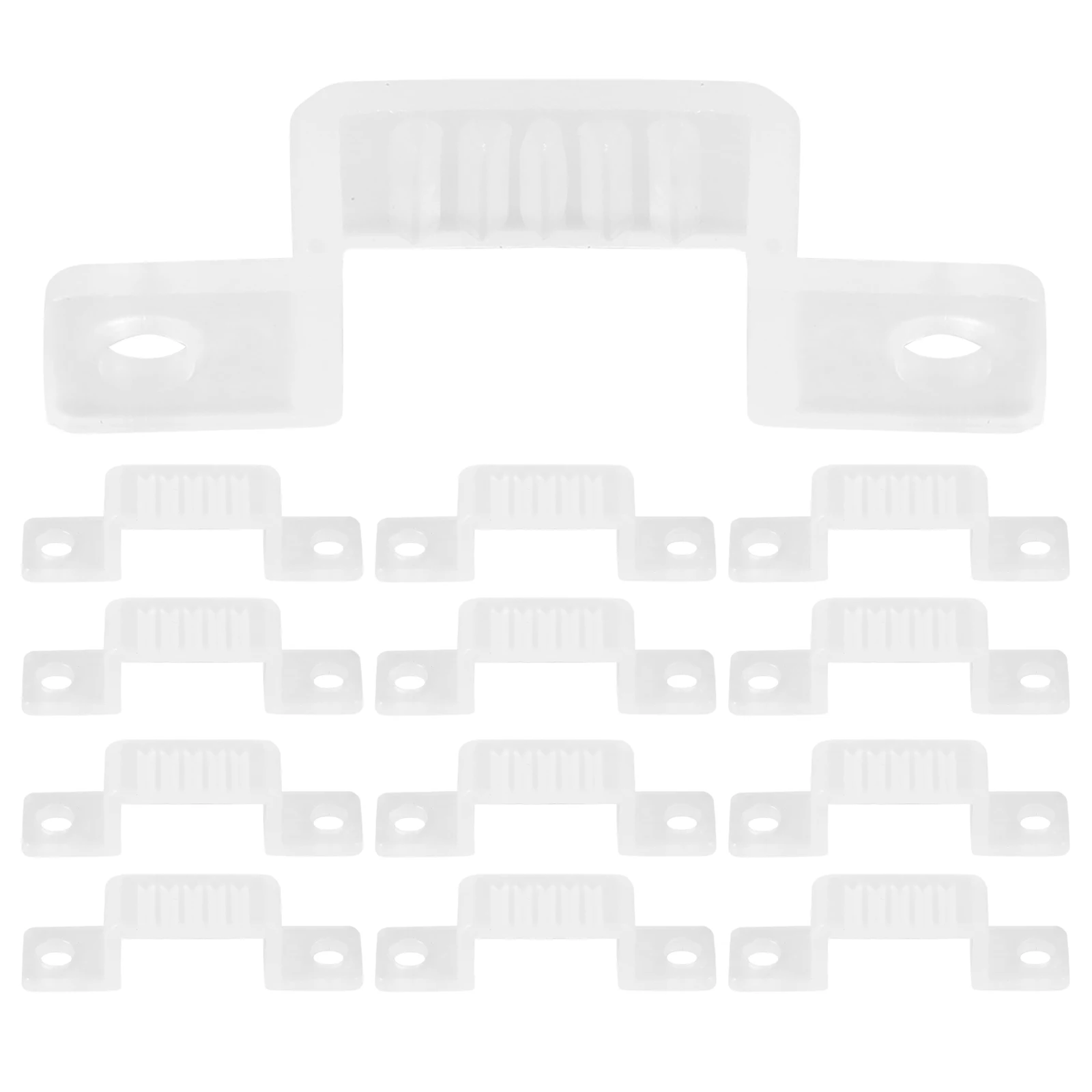 100pcs Light Strip Buckle LED Mounting Clips Plastic Lamp Clamps Strips Holder Fixing Accessories Lighting Hardware
100pcs Light Strip Buckle LED Mounting Clips Plastic Lamp Clamps Strips Holder Fixing Accessories Lighting Hardware