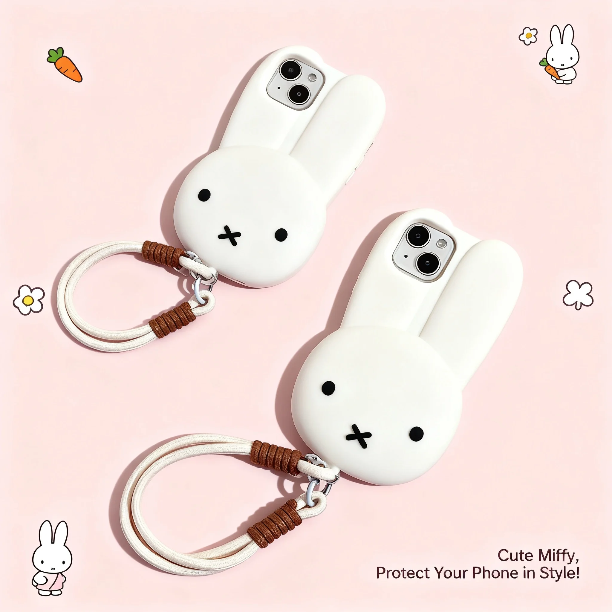 Miffy Kawaii Silicone Phone Case For iPhone 11 12 13 14 15 16 Pro Max All-wrap Anti-drop Simple Christmas Toy Gift
Miffy Kawaii Silicone Phone Case For iPhone 11 12 13 14 15 16 Pro Max All-wrap Anti-drop Simple Christmas Toy Gift