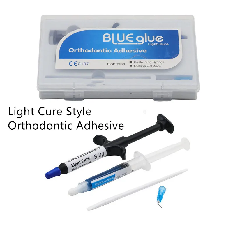 1Box Orthodontic Adhesive Light Cure Blue Glue for Brackets Medium Viscosity Paste Syringe Class II Dental Supplies CE Certified
1Box Orthodontic Adhesive Light Cure Blue Glue for Brackets Medium Viscosity Paste Syringe Class II Dental Supplies CE Certified