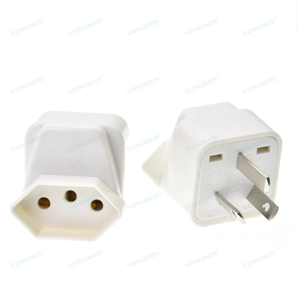 AU NZ Power Plug Adapter, Brazil to AU/NZ Plug Adapter Converter, New Zealand Australia Travel Plug Wall Charge Socket
AU NZ Power Plug Adapter, Brazil to AU/NZ Plug Adapter Converter, New Zealand Australia Travel Plug Wall Charge Socket