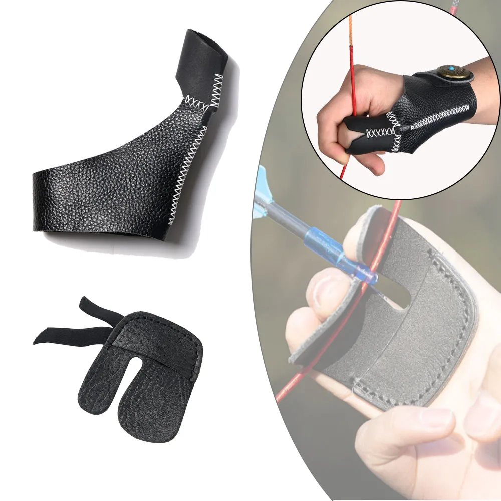 Archery Thumb Guard Leather Finger Protection Set for Shooting Practice for Recurve Bow Outdoor Sports Accessories
Archery Thumb Guard Leather Finger Protection Set for Shooting Practice for Recurve Bow Outdoor Sports Accessories