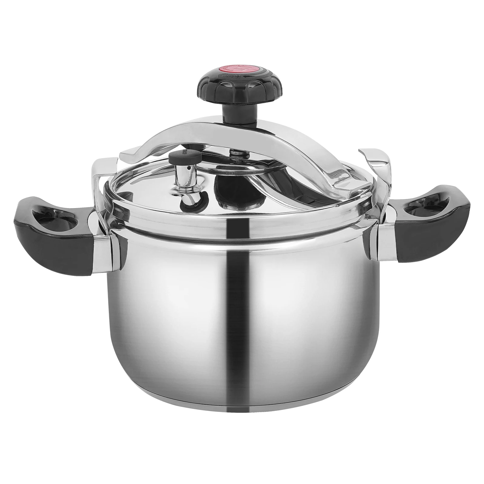 Durable 6.35 Qt Pressure Cooker – Stainless Steel Pot with Safety Clips and Pressure Limiting Valve
Durable 6.35 Qt Pressure Cooker – Stainless Steel Pot with Safety Clips and Pressure Limiting Valve