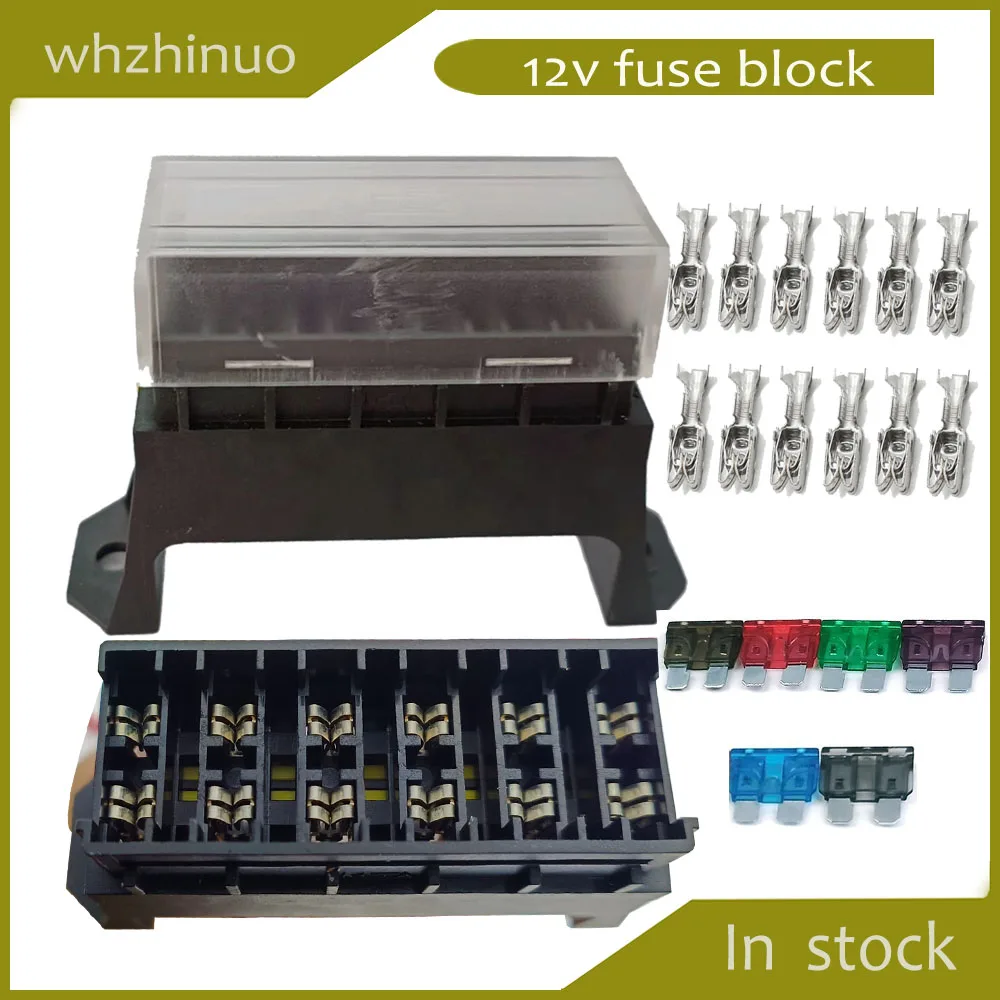 8JD 005 993-092 H849600616 Input 6-Output Car Standard Blade Fuse Holder ATC ATO 6 Way Fuse Box with Wire for Car/Boat
8JD 005 993-092 H849600616 Input 6-Output Car Standard Blade Fuse Holder ATC ATO 6 Way Fuse Box with Wire for Car/Boat