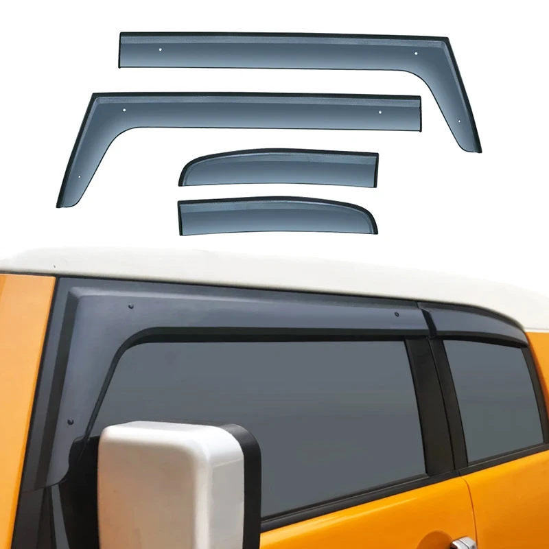 High Quality Window Deflectors For Toyota FJ Cruiser 2007-2022 Door Window Vent Visor Rain Guards Weather Shields
High Quality Window Deflectors For Toyota FJ Cruiser 2007-2022 Door Window Vent Visor Rain Guards Weather Shields