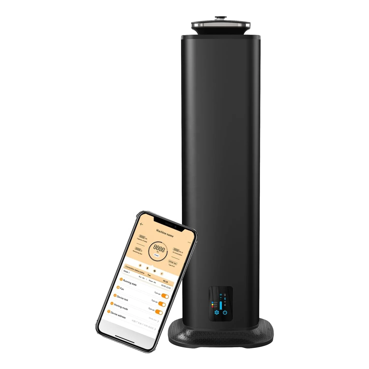 Powerful Commercial Floor Hotel Scent Machine Lobby Fragrance Waterless Tower Essential Oil Diffuser Machine with App
Powerful Commercial Floor Hotel Scent Machine Lobby Fragrance Waterless Tower Essential Oil Diffuser Machine with App