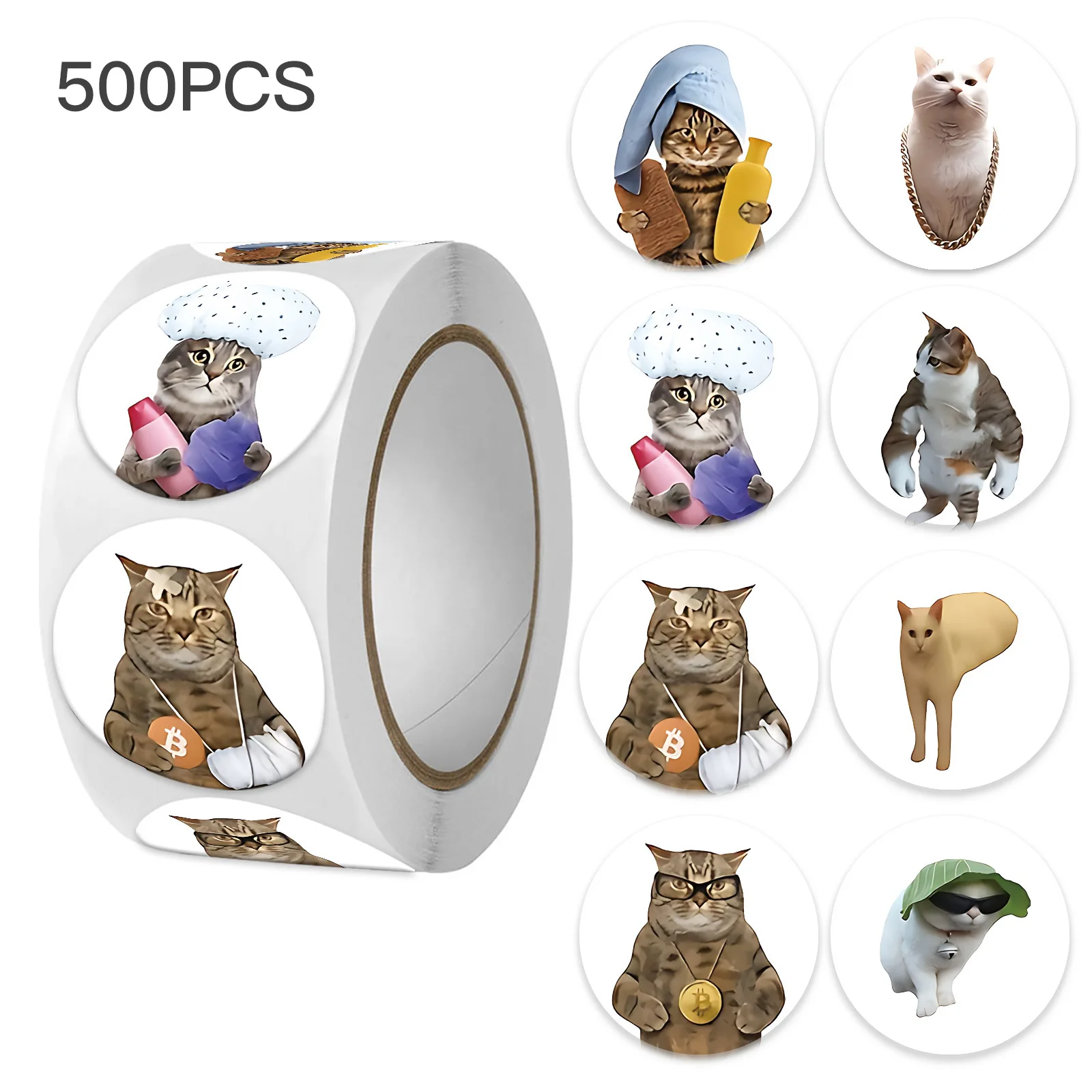 100-500pcs Funny Cat Graffiti Emotion Meme Sticker Phone Laptop Notebook DIY Decorative Waterproof Sticker Kids Toy Decor
100-500pcs Funny Cat Graffiti Emotion Meme Sticker Phone Laptop Notebook DIY Decorative Waterproof Sticker Kids Toy Decor