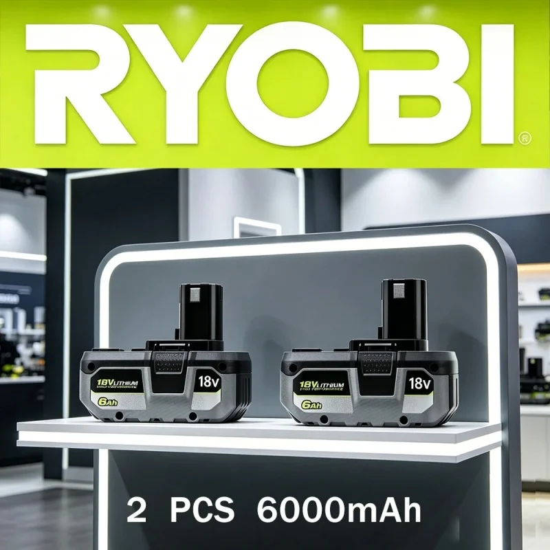 2026 Original RYOBI ONE+18V 8Ah Lithium Ion Battery ONE+ High Performance Battery Pack for RYOBI 18V Drills Sanders Blowers.
2026 Original RYOBI ONE+18V 8Ah Lithium Ion Battery ONE+ High Performance Battery Pack for RYOBI 18V Drills Sanders Blowers.