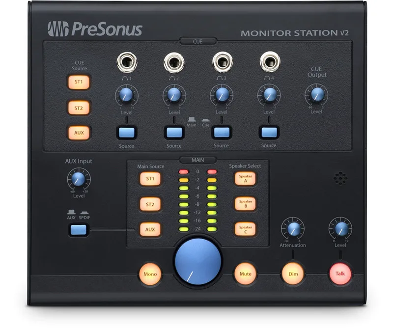 PRI Sonar Presonus Monitoring Station V2 Studio Monitor Controller Mix Intercom
PRI Sonar Presonus Monitoring Station V2 Studio Monitor Controller Mix Intercom