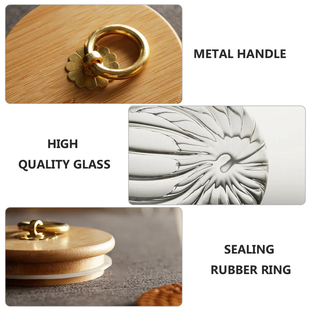 Glass Can Sealing Container Round Shaped Transparent Food Jars Multifunctional Tea Sugar Storage Solutions
Glass Can Sealing Container Round Shaped Transparent Food Jars Multifunctional Tea Sugar Storage Solutions