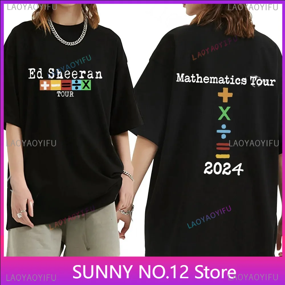 E d Sheeran 2024 Concert Tour Mathematics T Shirt Fans Top Gift Casual T-shirts Men's Vintage Hip Hop Fashion Customized Tee
E d Sheeran 2024 Concert Tour Mathematics T Shirt Fans Top Gift Casual T-shirts Men's Vintage Hip Hop Fashion Customized Tee