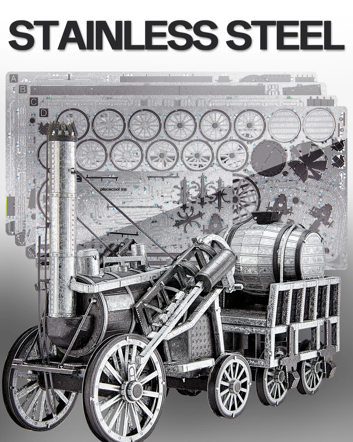 Piececool Metal 3D Puzzles Rocket (Lokomotive) Diy Assembly Metal Model Kits DIY Jigsaw Building Blocks Best Gifts for Adult
Piececool Metal 3D Puzzles Rocket (Lokomotive) Diy Assembly Metal Model Kits DIY Jigsaw Building Blocks Best Gifts for Adult