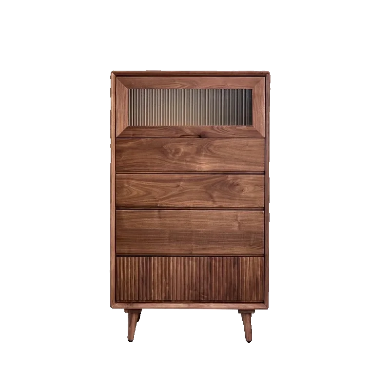*black Walnut Chest Of Drawers, Living Room TV Side Cabinet, Simple Japanese-style Solid Wood Bedroom Storage Locker
*black Walnut Chest Of Drawers, Living Room TV Side Cabinet, Simple Japanese-style Solid Wood Bedroom Storage Locker