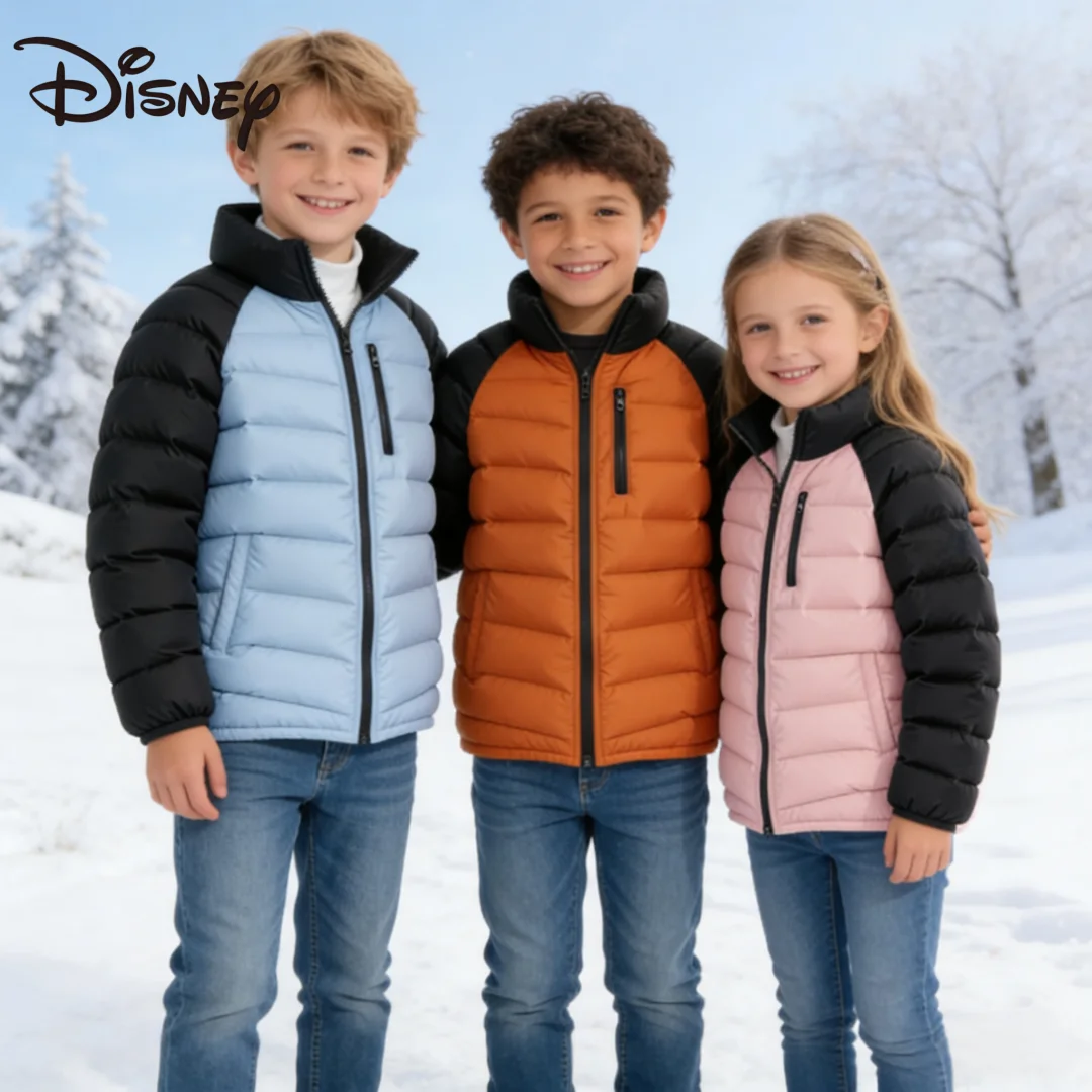 Disney Children Winter Lightweight Down Jacket Boys Girls High-necked Outdoor Jacket Zipper Windproof Warm-keeping Down Jacket
Disney Children Winter Lightweight Down Jacket Boys Girls High-necked Outdoor Jacket Zipper Windproof Warm-keeping Down Jacket