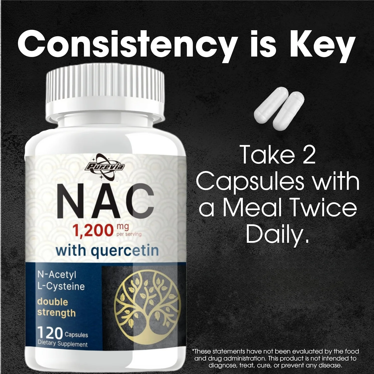 Nac Supplement 1200 мг за обслуживание | | 120 капсул, N-ацетилевый артитин с запросином | | Двойная прочность — поддержка иммунитета
Nac Supplement 1200 мг за обслуживание | | 120 капсул, N-ацетилевый артитин с запросином | | Двойная прочность — поддержка иммунитета