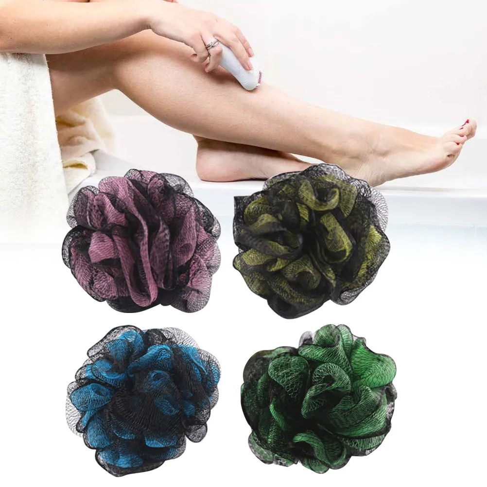 4Pcs Double Color Bath Ball Shower Mesh Sponge Quick Dry Soft Comfortable Bath Pouf Large Relax Body Clean Skin Strap
4Pcs Double Color Bath Ball Shower Mesh Sponge Quick Dry Soft Comfortable Bath Pouf Large Relax Body Clean Skin Strap