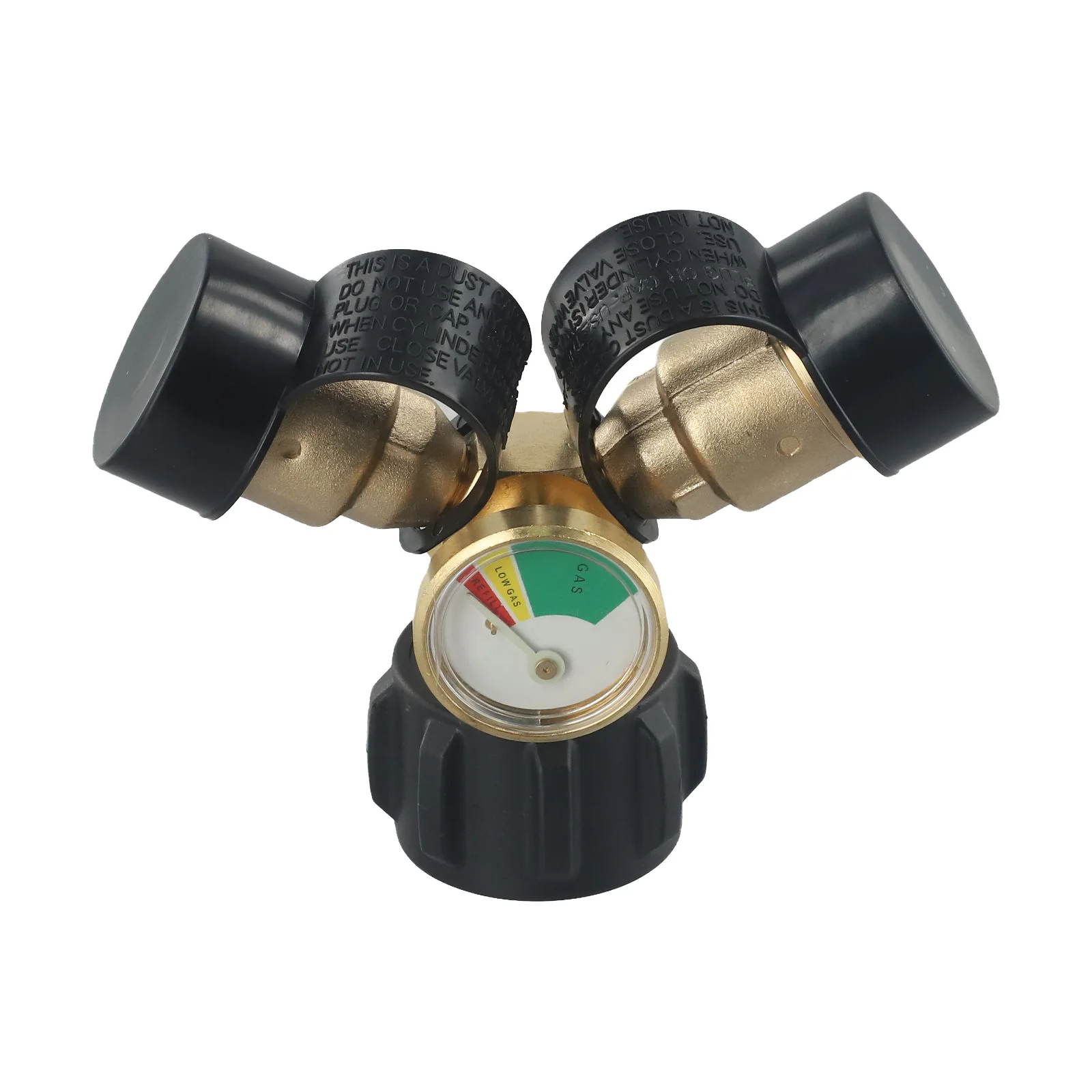 Connect Two Regulators with Ease, Propane Tank Y Splitter Adapter with Color coded Dial, Ensures Fuel Level Visibility
Connect Two Regulators with Ease, Propane Tank Y Splitter Adapter with Color coded Dial, Ensures Fuel Level Visibility