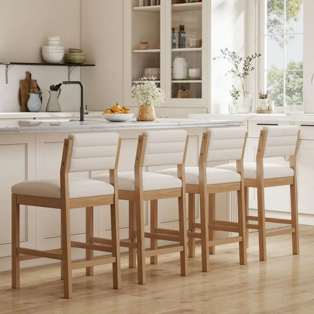 26 Counter Height Bar Stools Set of 4 Linen holstered Kitchen Island Stools with Back Mid Century Rectangle Wood Barstools Co
26 Counter Height Bar Stools Set of 4 Linen holstered Kitchen Island Stools with Back Mid Century Rectangle Wood Barstools Co