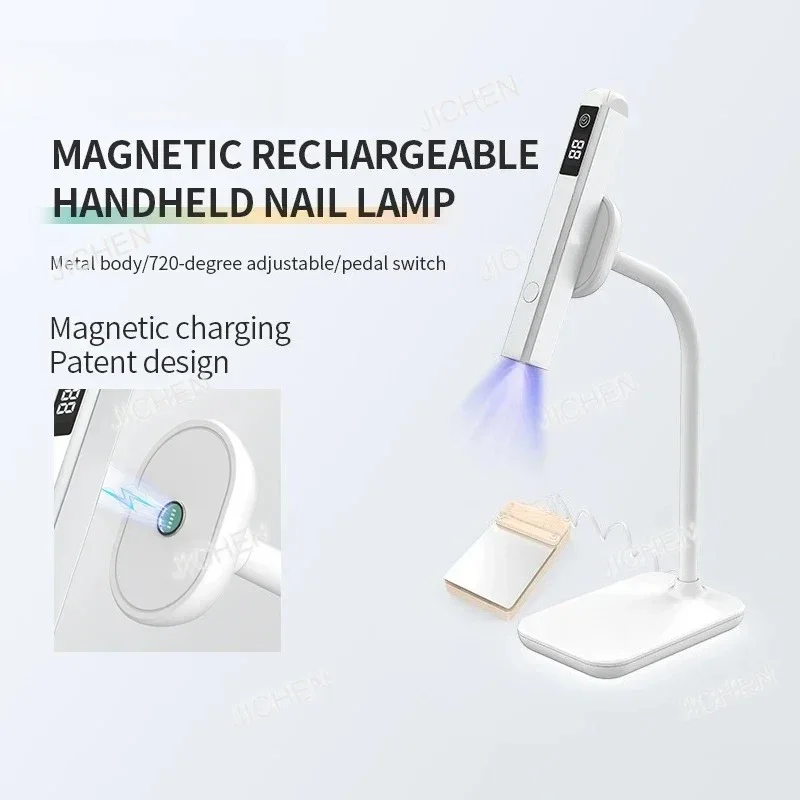 ZQ Handheld Mini UV LED Nail Rechargeable Fast Dryer With Magnetic Stand UV For Nail Gel Beauty Salon Foot Switch UV
ZQ Handheld Mini UV LED Nail Rechargeable Fast Dryer With Magnetic Stand UV For Nail Gel Beauty Salon Foot Switch UV