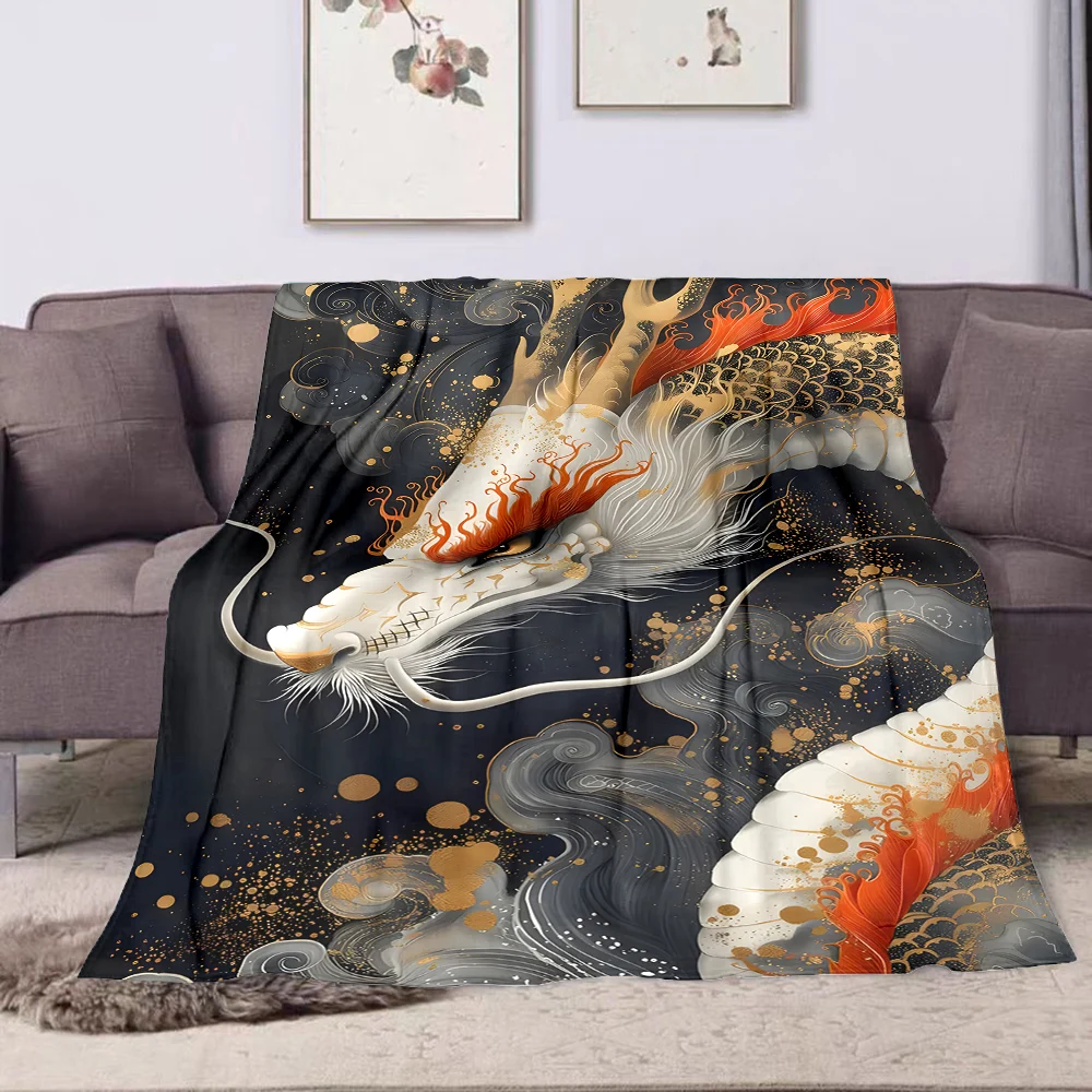 1PC Golden fiery oriental dragon printed blanket all seasons multi-purpose blanket suitable for sofa, camping, travel, car
1PC Golden fiery oriental dragon printed blanket all seasons multi-purpose blanket suitable for sofa, camping, travel, car