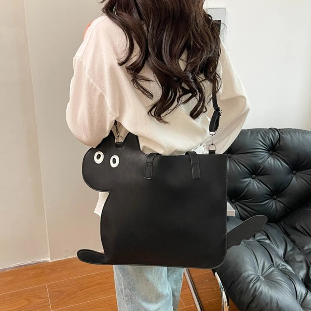 Literary Korean Style Puppy Tote Bag Large Capacity Cute Black Cat Flat Bag PU Leather Animal Kitty Handbag Student
Literary Korean Style Puppy Tote Bag Large Capacity Cute Black Cat Flat Bag PU Leather Animal Kitty Handbag Student