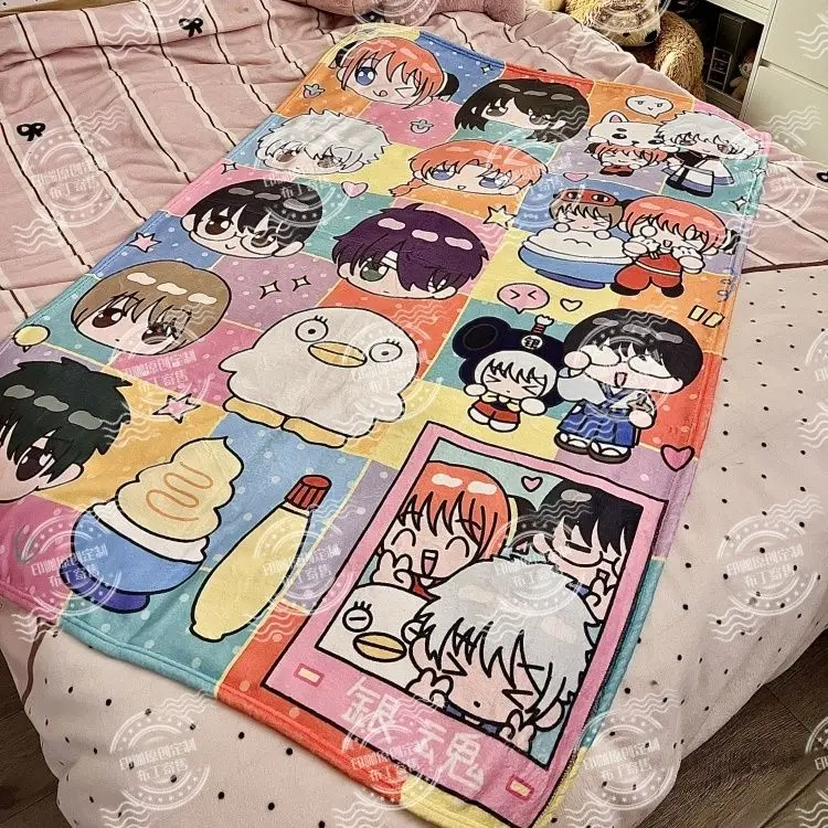 Фланелевое одеяло Gintama с героями мультфильмов аниме, домашний диван, одеяла для обеденного перерыва, детские студенческие одеяла, подарки для сна, 100X150 см
Фланелевое одеяло Gintama с героями мультфильмов аниме, домашний диван, одеяла для обеденного перерыва, детские студенческие одеяла, подарки для сна, 100X150 см