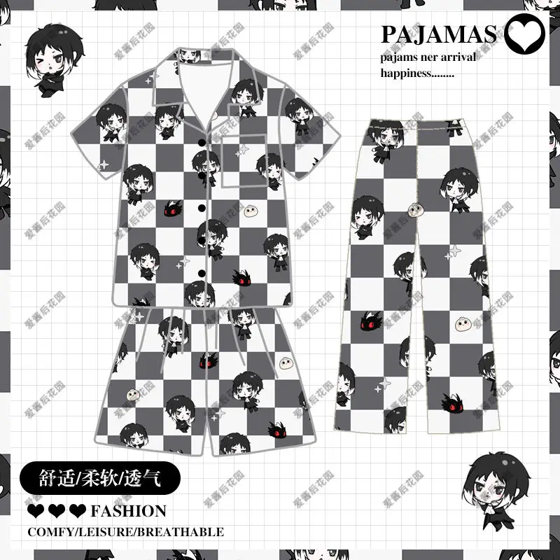 Anime Akutagawa Ryūnosuke Summer Pajamas Home Suit Set Comfortable Warm Short Sleeved Pants Loungewear Birthday Gift
Anime Akutagawa Ryūnosuke Summer Pajamas Home Suit Set Comfortable Warm Short Sleeved Pants Loungewear Birthday Gift