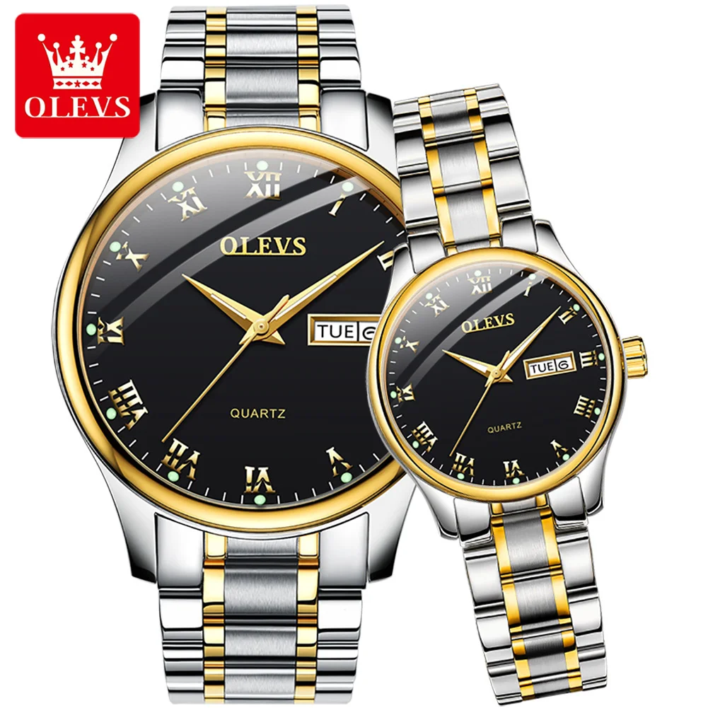 Wen Womwn Quartz Alloy Strap Wristwatch Business High Quality Exquisite Waterproof Watch For Couple Luminous Calendar Girls Boys
Wen Womwn Quartz Alloy Strap Wristwatch Business High Quality Exquisite Waterproof Watch For Couple Luminous Calendar Girls Boys