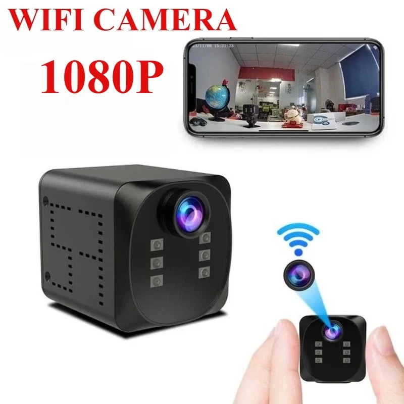 1080P HD Mini WiFi Camera 160° Wide Angle Smart Wireless Camcorder Small Motion Detection Vlog Night Vision Video IP Webcamera
1080P HD Mini WiFi Camera 160° Wide Angle Smart Wireless Camcorder Small Motion Detection Vlog Night Vision Video IP Webcamera