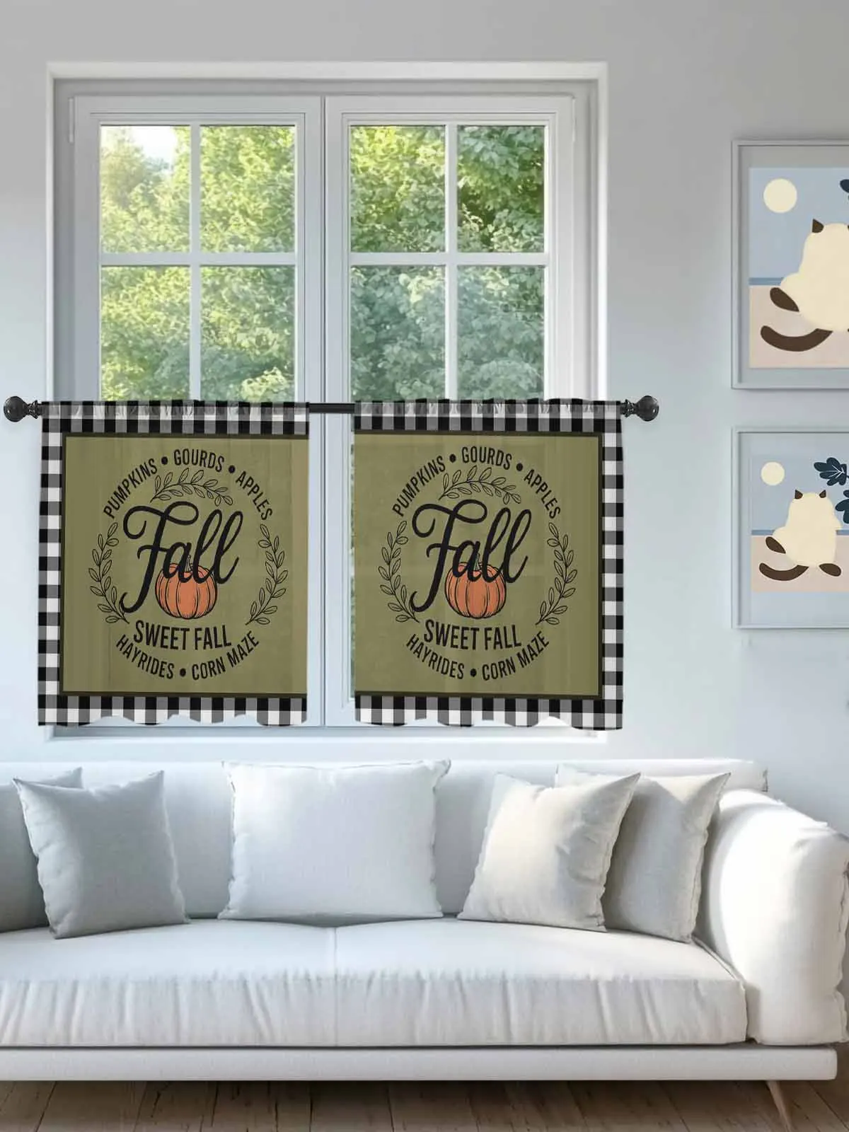 Autumn Pumpkin Fall Sweet Fall Sheer Voile Curtains for Living Room Window Treatment for Bedroom Kitchen Drapes
Autumn Pumpkin Fall Sweet Fall Sheer Voile Curtains for Living Room Window Treatment for Bedroom Kitchen Drapes