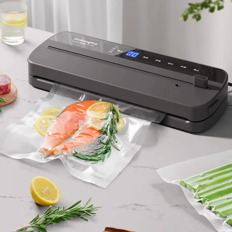 Household vacuum sealing machine automatic food packaging machine small fresh-keeping sealing and plastic sealing machine
Household vacuum sealing machine automatic food packaging machine small fresh-keeping sealing and plastic sealing machine