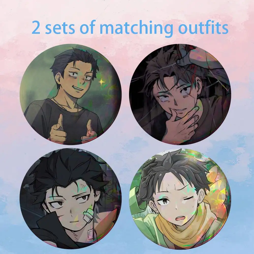 ReZero Subaru Natsu ki HD Print Round Lapel Pins Pretty Derby 2 piece set Round Display Brooches Brooch Badges
ReZero Subaru Natsu ki HD Print Round Lapel Pins Pretty Derby 2 piece set Round Display Brooches Brooch Badges