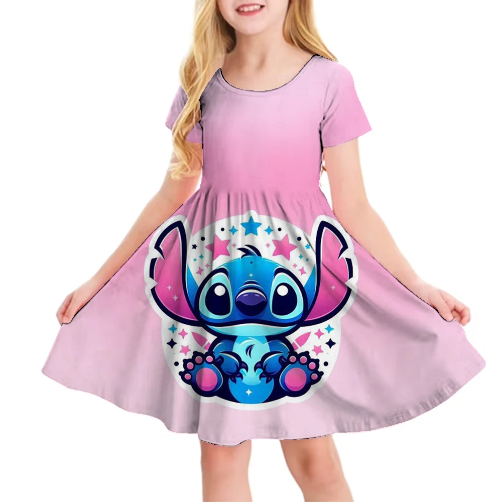 Disney Summer Girls Cute Cartoon Stitch Printed Dress Fashion One-piece Dress Kids Daily dresses for kids girls
Disney Summer Girls Cute Cartoon Stitch Printed Dress Fashion One-piece Dress Kids Daily dresses for kids girls