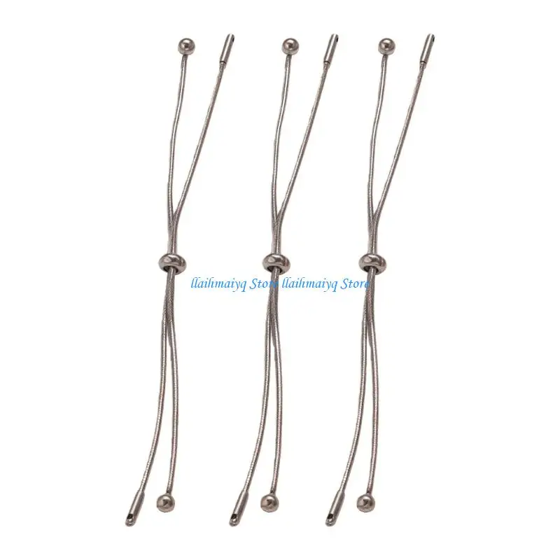 573B Pack Of 3 Adjustable DIY Extension Chains For Necklace Bracelet Jewelry Making Stainless Steel Pull Chain Accessories
573B Pack Of 3 Adjustable DIY Extension Chains For Necklace Bracelet Jewelry Making Stainless Steel Pull Chain Accessories