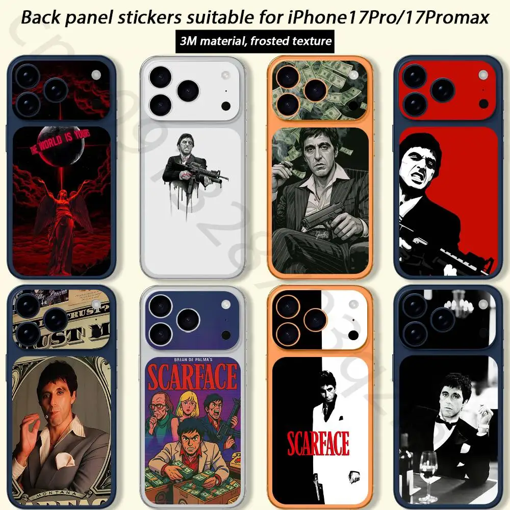 S-Scarfaces Tony M-Montana TICKET Decal Skin Wrap for iPhone 17 Pro/Pro max Protective Film for Back, Frame, Camera
S-Scarfaces Tony M-Montana TICKET Decal Skin Wrap for iPhone 17 Pro/Pro max Protective Film for Back, Frame, Camera
