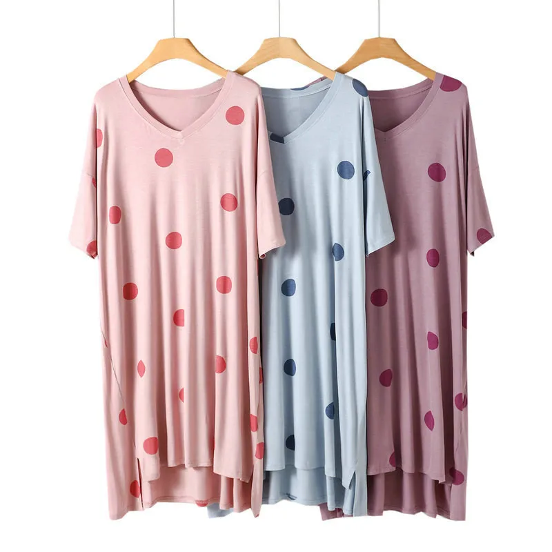 Женское нижнее белье из модала, сексуальная цельная ночная рубашка, ночные рубашки, летняя Свободная Женская Ночная Пижама с коротким рукавом, одежда для сна
Женское нижнее белье из модала, сексуальная цельная ночная рубашка, ночные рубашки, летняя Свободная Женская Ночная Пижама с коротким рукавом, одежда для сна