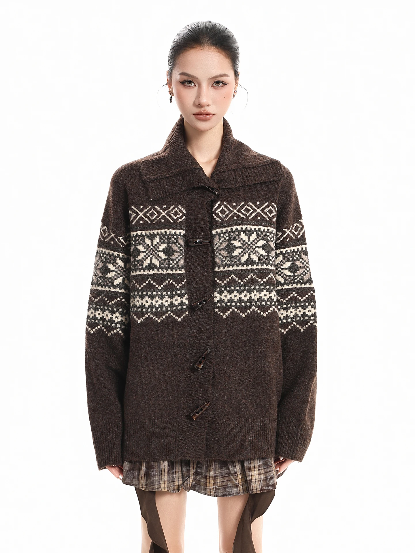 Boeax Fun Island Knitted Sweater Women's Spring New Loose Casual Knitted Cardigan Embroidered Patchwork Long Sleeve Warmth
Boeax Fun Island Knitted Sweater Women's Spring New Loose Casual Knitted Cardigan Embroidered Patchwork Long Sleeve Warmth