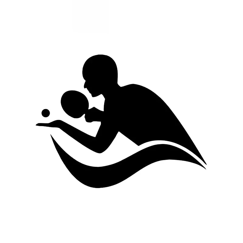 Funny Table Tennis Sports Stickers High Quality Car Window Decoration Personality Pvc Waterproof Decals Black/white, 14cm*11cm
Funny Table Tennis Sports Stickers High Quality Car Window Decoration Personality Pvc Waterproof Decals Black/white, 14cm*11cm