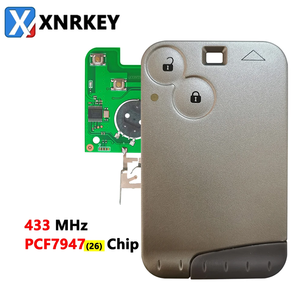 XNRKEY 5 шт. 2 кнопки смарт-карты ключ PCF7926 чип 433 МГц для Renault Laguna дистанционный Автомобильный ключ без логотипа без слова
XNRKEY 5 шт. 2 кнопки смарт-карты ключ PCF7926 чип 433 МГц для Renault Laguna дистанционный Автомобильный ключ без логотипа без слова