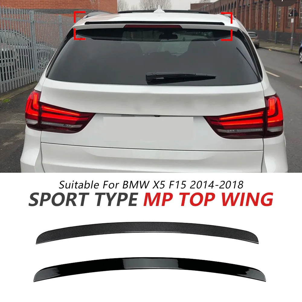 Rear Top Spoiler For BMW X5 F15 2014-2018 Glossy Black Sport Top Wing Body Kit Trunk Lid Wing Car Update
Rear Top Spoiler For BMW X5 F15 2014-2018 Glossy Black Sport Top Wing Body Kit Trunk Lid Wing Car Update