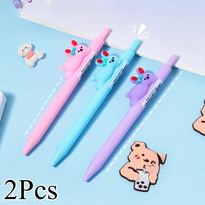 2Pcs Cute Rabbit Press Gel Pens Creative Retractable Neutral Pen Black Carbon Writing Pen Stationery School Supply Fine Writing
2Pcs Cute Rabbit Press Gel Pens Creative Retractable Neutral Pen Black Carbon Writing Pen Stationery School Supply Fine Writing