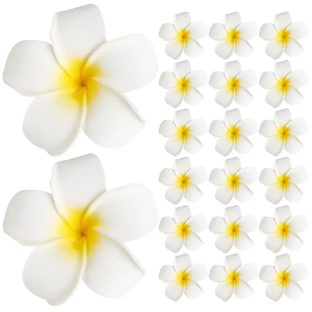 20 Pcs Artificial EVA Plumeria Flower Hairpin Clip 9cm Wedding Party Bridal Accessories Women Hair Accessory Beach Style
20 Pcs Artificial EVA Plumeria Flower Hairpin Clip 9cm Wedding Party Bridal Accessories Women Hair Accessory Beach Style