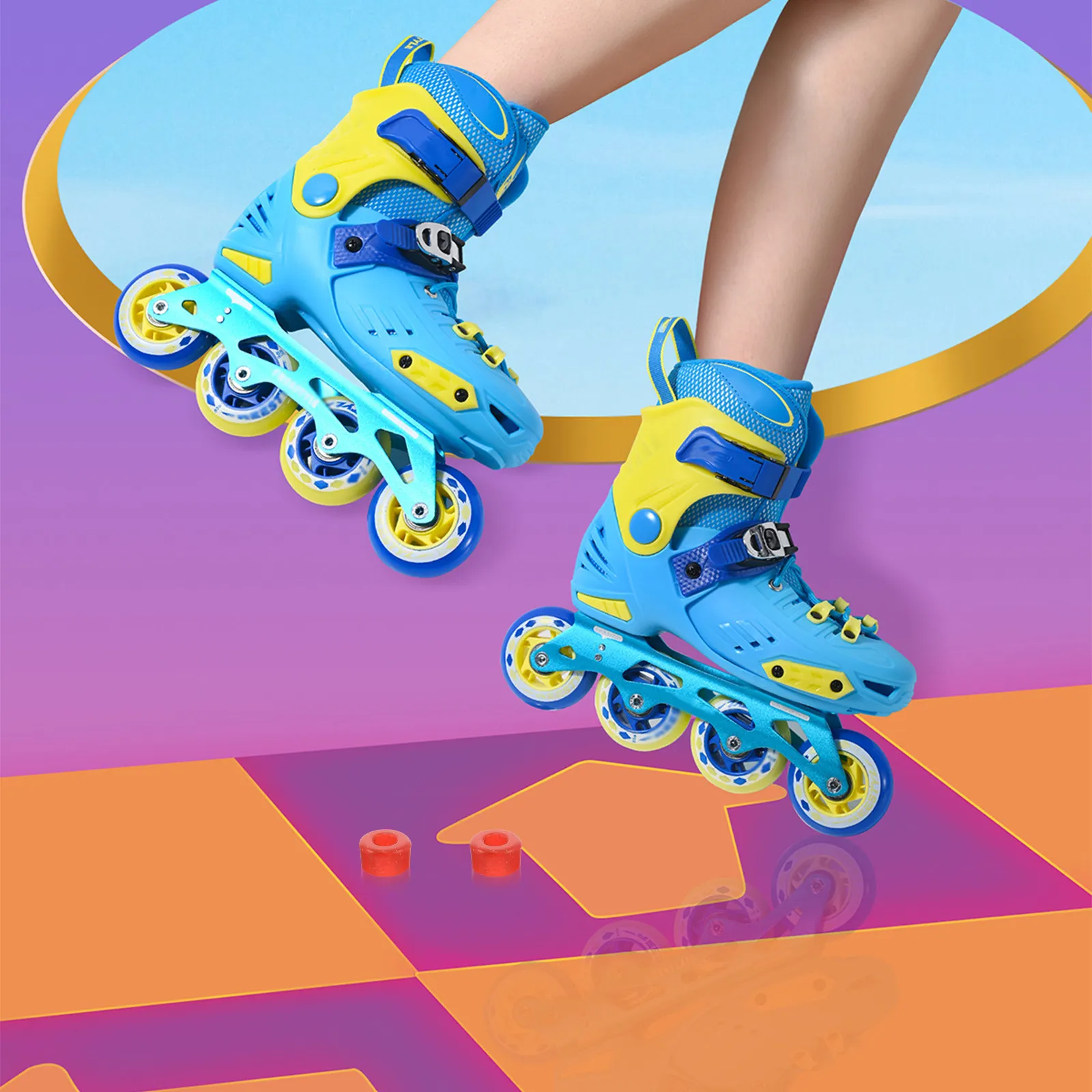 10Pcs Skate Shock Pads Soft PU Longboard Bushings for Roller Skates Quad Skates Improved Comfort Stability Vibration Reduction
10Pcs Skate Shock Pads Soft PU Longboard Bushings for Roller Skates Quad Skates Improved Comfort Stability Vibration Reduction