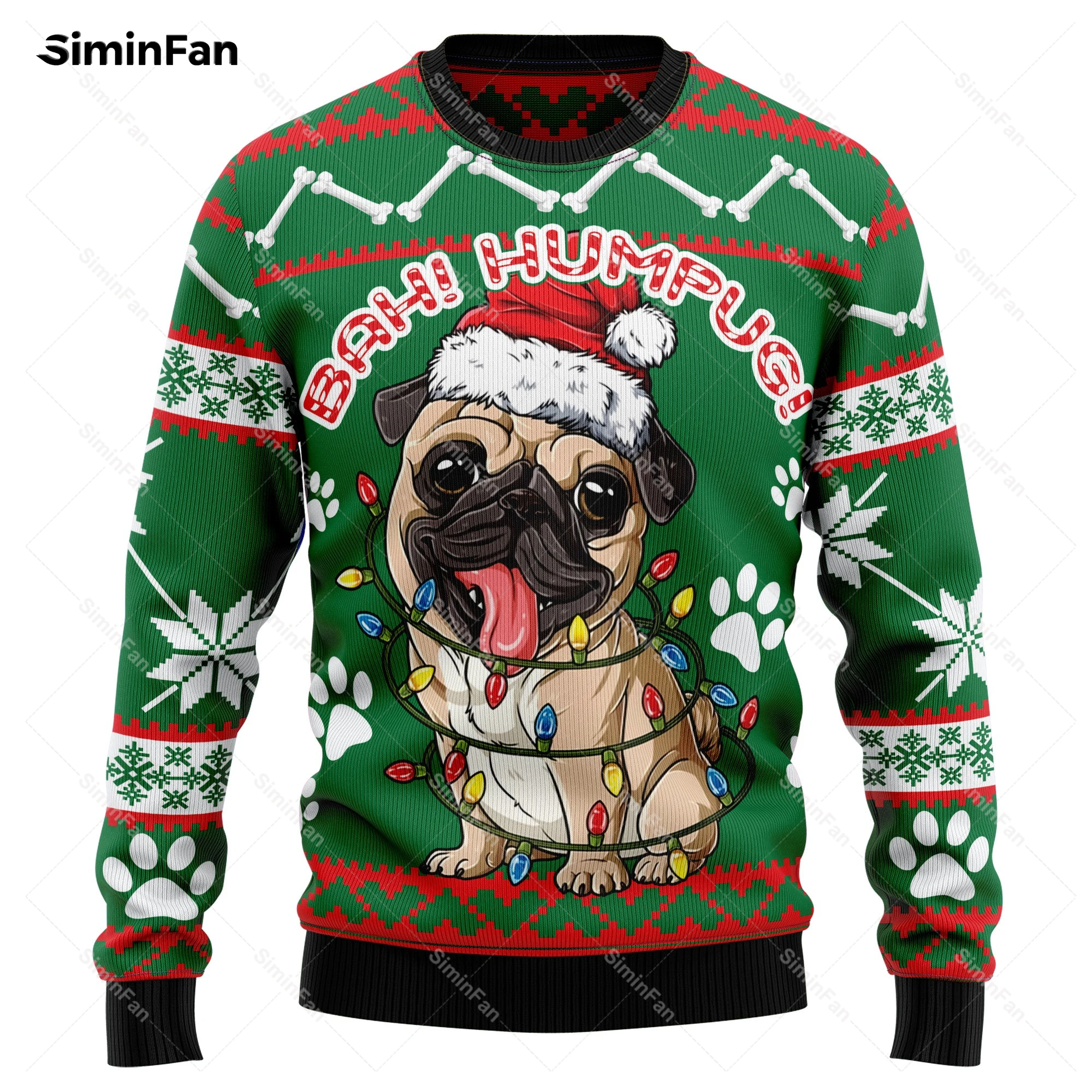 Bah Humpug Ugly Christmas Sweater 3D All Over Printed Men Pullover Casual Sweatshirt Couple Long Sleeve Shirts Unisex Female Top
Bah Humpug Ugly Christmas Sweater 3D All Over Printed Men Pullover Casual Sweatshirt Couple Long Sleeve Shirts Unisex Female Top